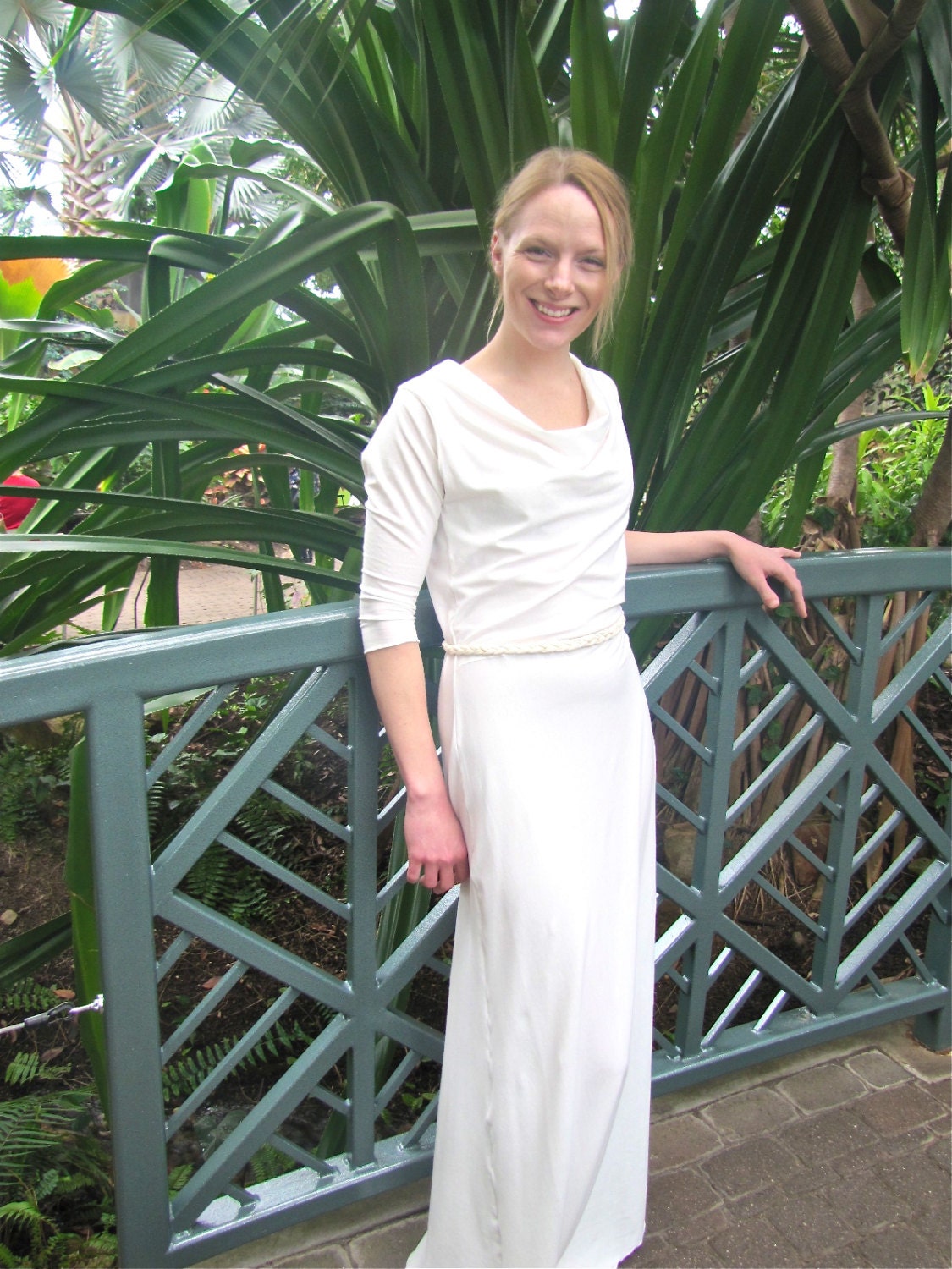 Organic Dahlia Gown