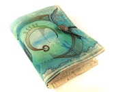 Journal, Painted Canvas, Rough Sea