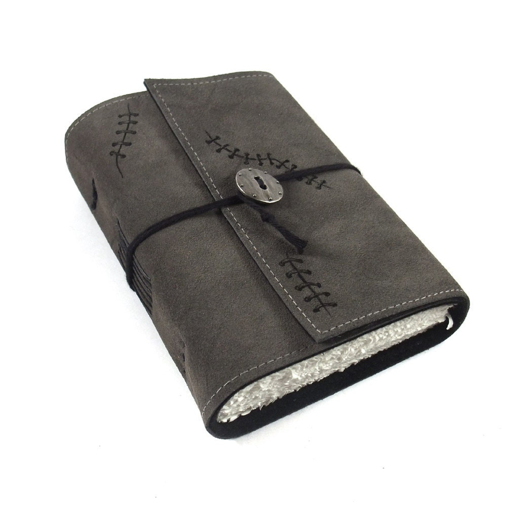 Journal, Leather, Suede, Diary, Handmade: Scars