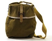 Polish Military Gas Mask Bag / WWII / Military Satchel