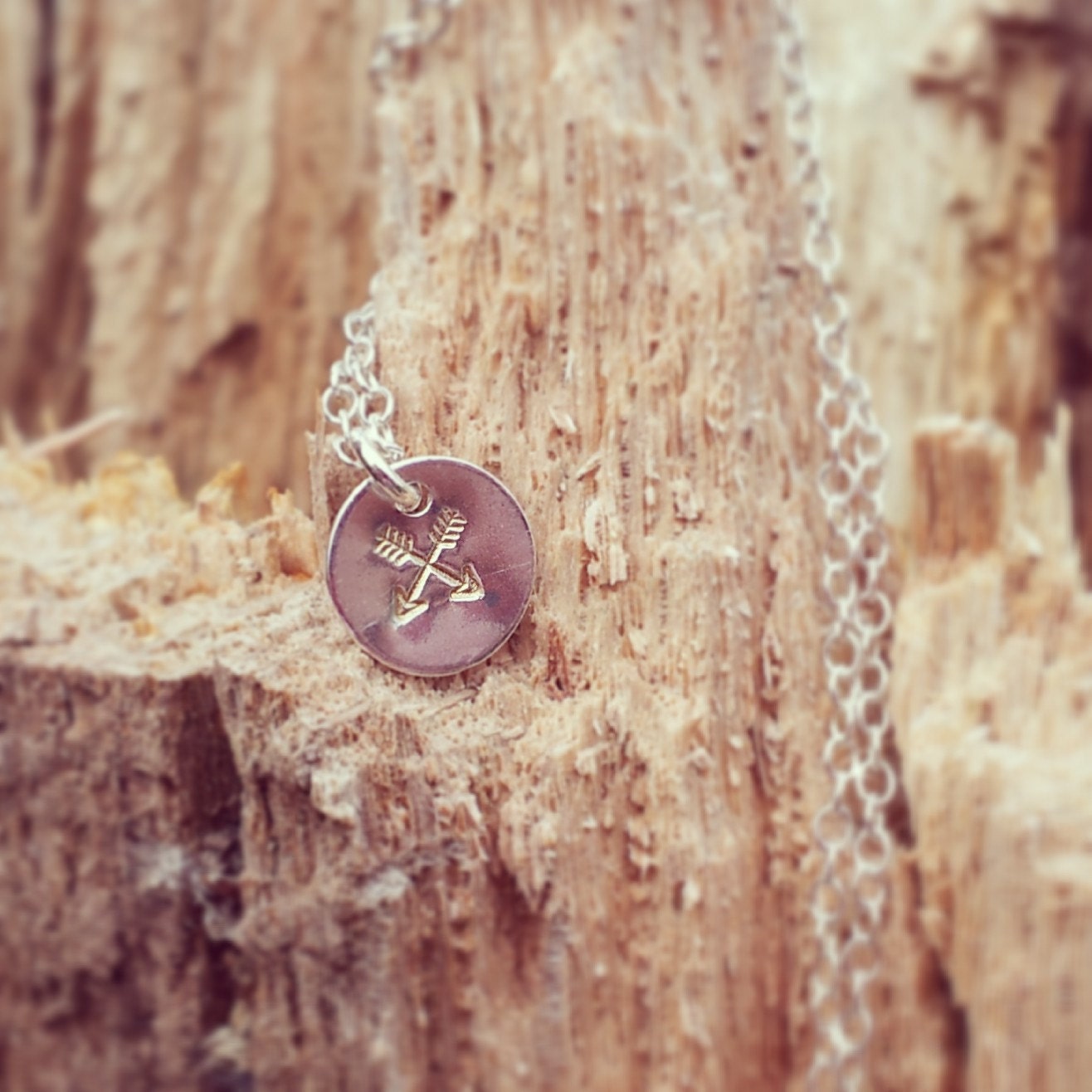 Dainty Arrow Necklace, Sterling Silver Crossed Arrow Pendant, Arrow Jewelry