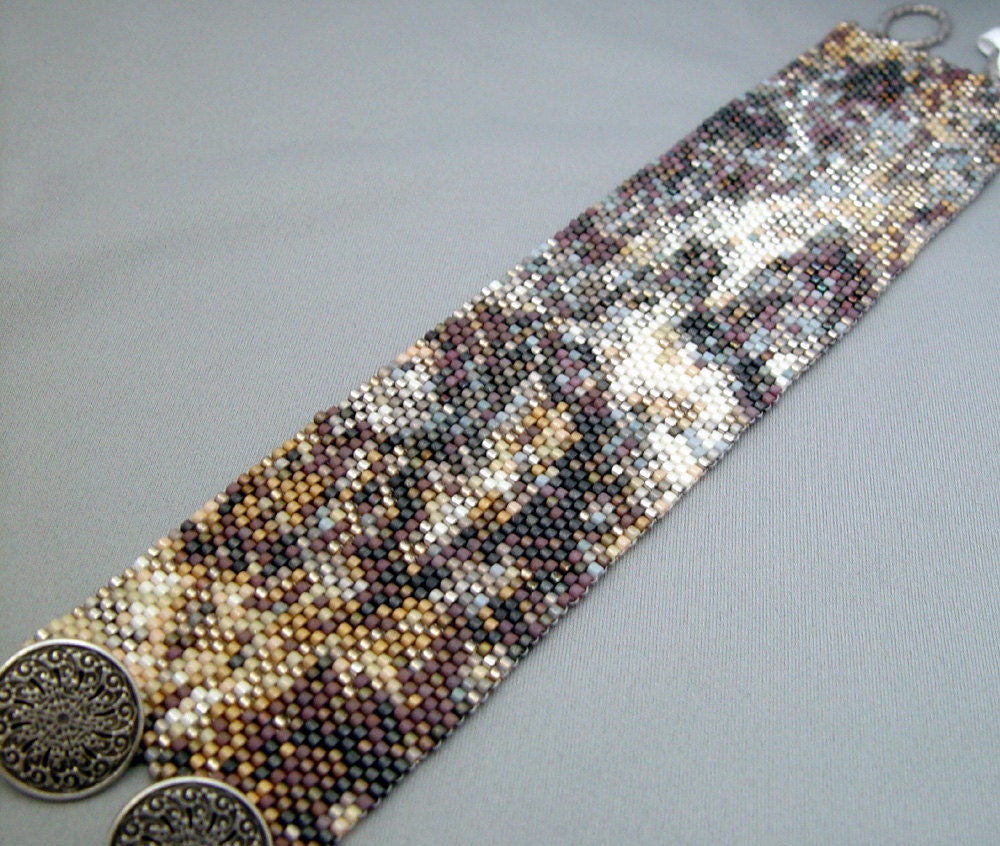 Purple Agate Cuff OOAK