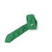 Vintage Mens Green Tie - Barrys Skinny Necktie - Hat, Pipe & Shamrock - Celtic