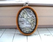 Map of Italy Necklace
