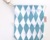 Little cotton bag - Rough Diamond in Sunny Sky