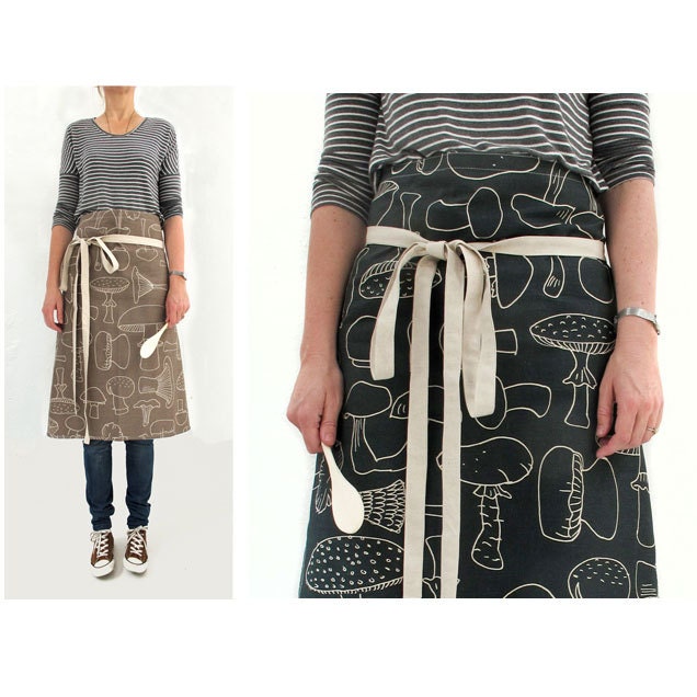 Waist Apron - Mushrooms