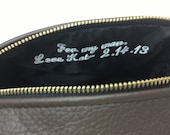 Custom Lining Upgrade for Toiletry or Cosmetic Bag