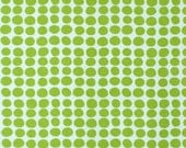 Amy Butler Love Flannel Collection Sundots Lime Green Cotton Fabric by the yard from Shereesalchemy
