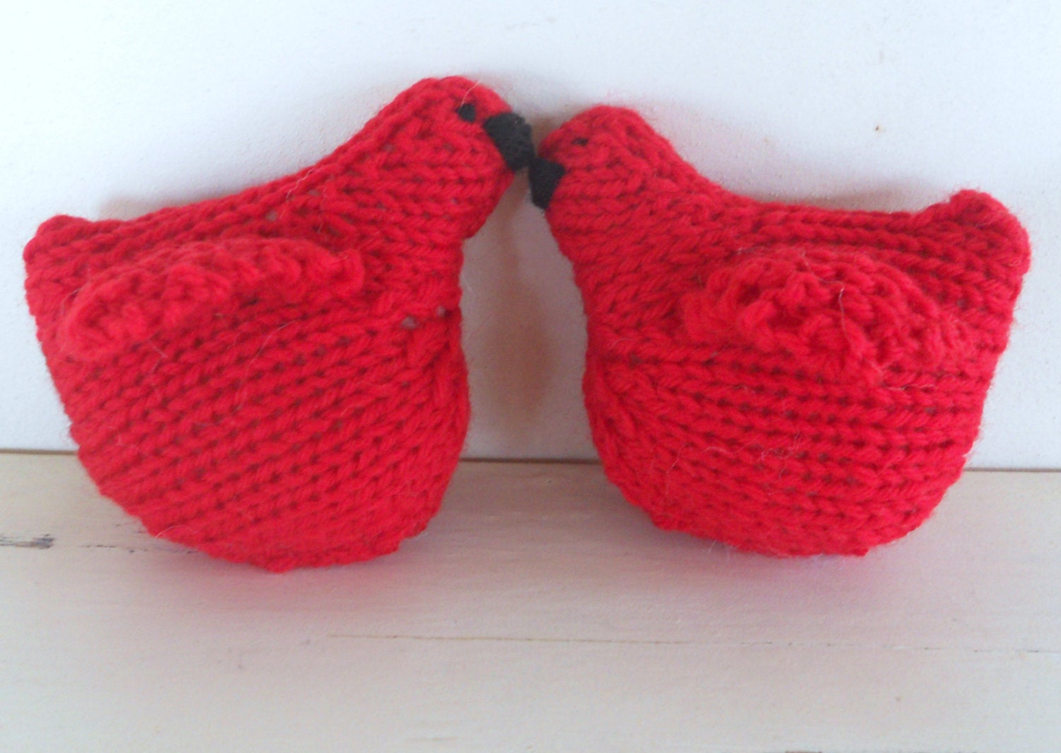 Waldorf Inspired Toy - Cardinals -All Natural Birds