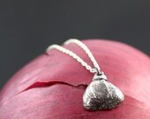Tiny Fig pendant, Sterling silver, made to order, fig jewelry, fruit jewelry