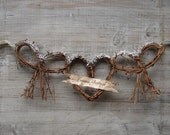 Seasons Greetings Winter and Christmas Decoration - Mini Garland