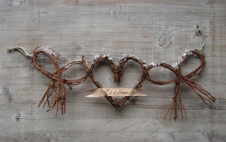 Let It Snow Winter and Christmas Decoration - Mini Garland