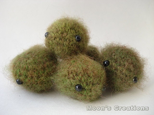 Sickly Marimo - Amigurumi Moss Ball Doll