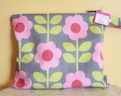 Wet Bag wetbag Diaper Bag - FLOWER ICKY Bag by PETUNIAS - swim cloth diaper accessories zipper shower gift newborn baby child kids summer