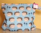 Wetbag Wet Bag Diaper Bag Hedgehog ICKY Bag -  waterproof cloth diaper pouch zipper snap handle baby gift gear dog pet cosmetic