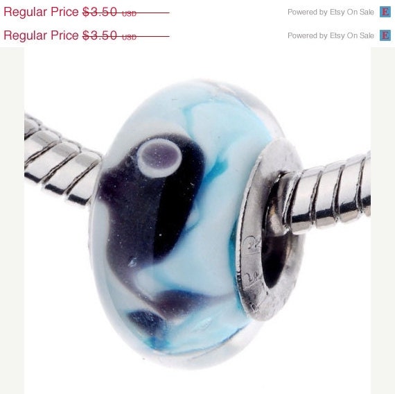 Authentic Pugster Whale bead  LAST ONE  Grad Graduation class of 2013