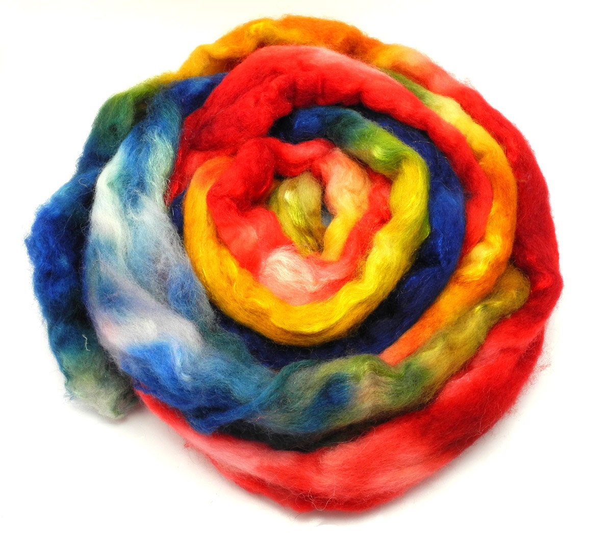 Annie - Bfl Firestar - Hand Dyed Roving