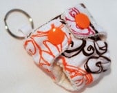 Sketchbook (OBV lining) - Mini Fitted Cloth Diaper Keychain