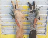 CustomerAppreciation Sale Primitive Flopsy and Mopsy Rabbits- Ready to Ship