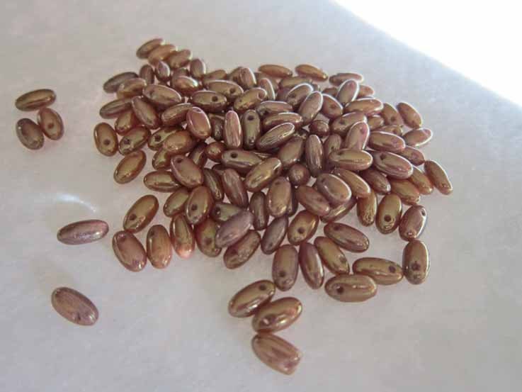 Rizo Beads Antique Gold Luster 20gms