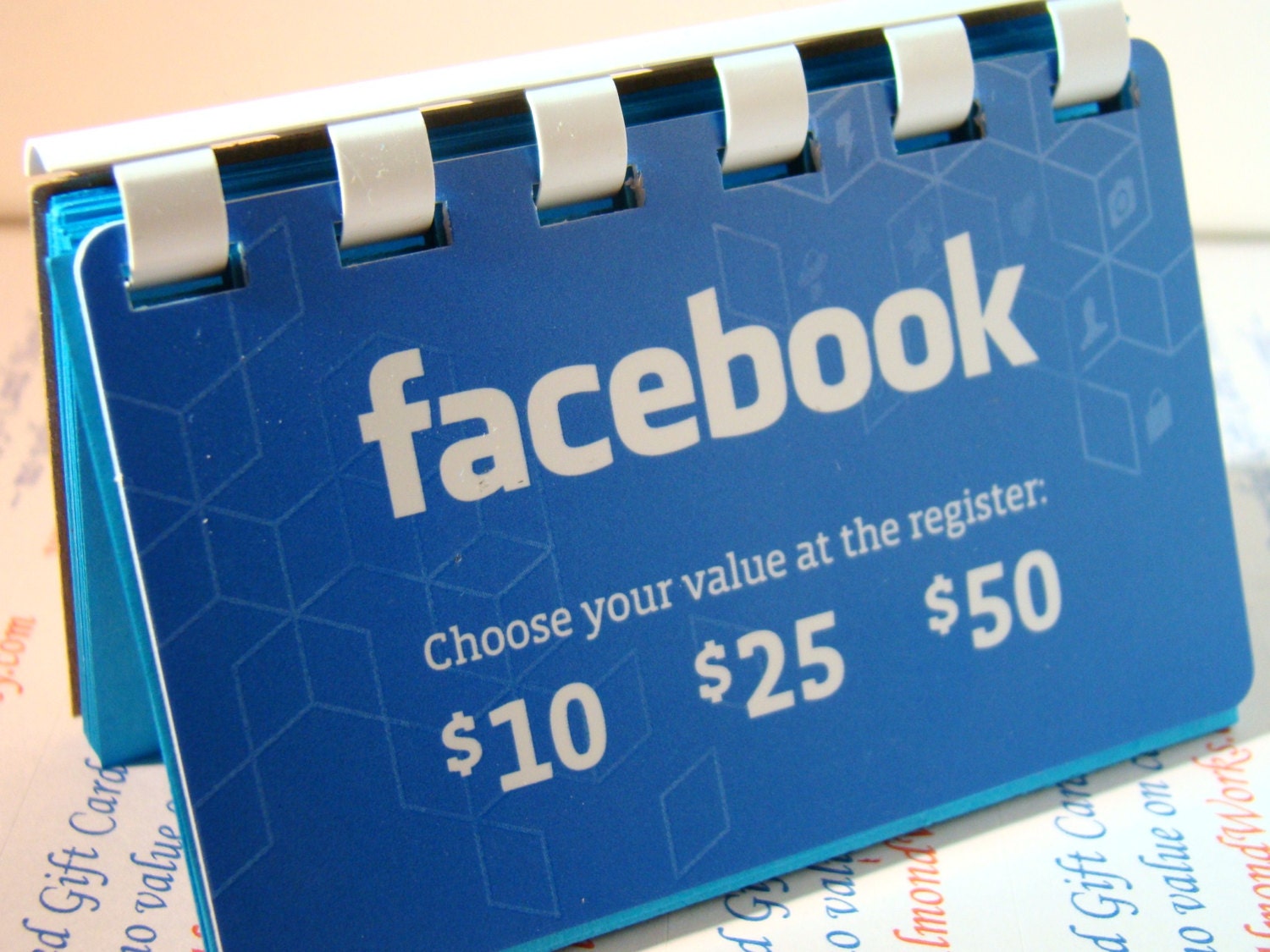 uPcYcled Giftcard Notebook   ---  No value on card