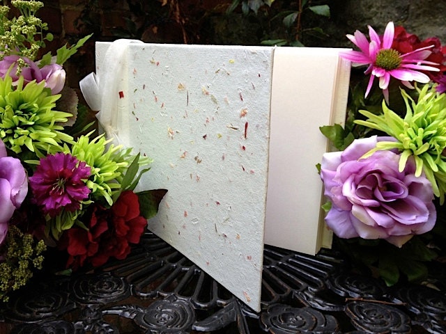 Custom album made from your flowers