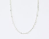 Nebula Silver - delicate multichain sterling silver necklace - simple jewelry - edor  gift for her