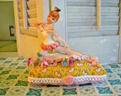 SWEET Vintage Ballerina Pin Cushion