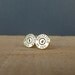 40 caliber winchester smith and wesson bullet stud earrings sterling silver
