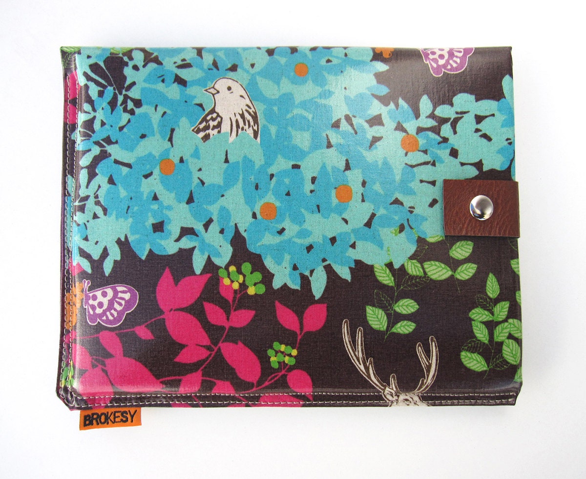 iPad Case - Eggplant Woodland - IN STOCK