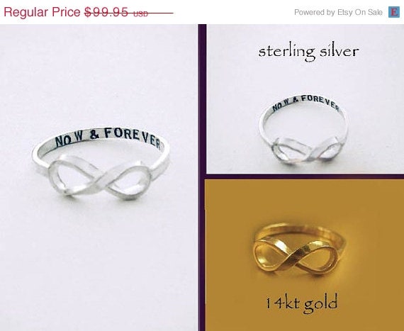 Infinity Ring Sale NOW & FOREVER Infinity Ring exclusively by donnaodesigns