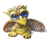 OOAK Polymer Clay Fantasy Miniature Art Dragon Handcrafted Original Art Sculpture