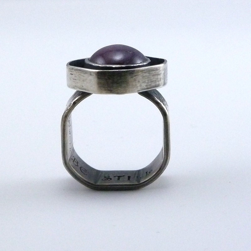 Star Ruby Ring Handmade Gemstone Jewelry Natural Stone Ring
