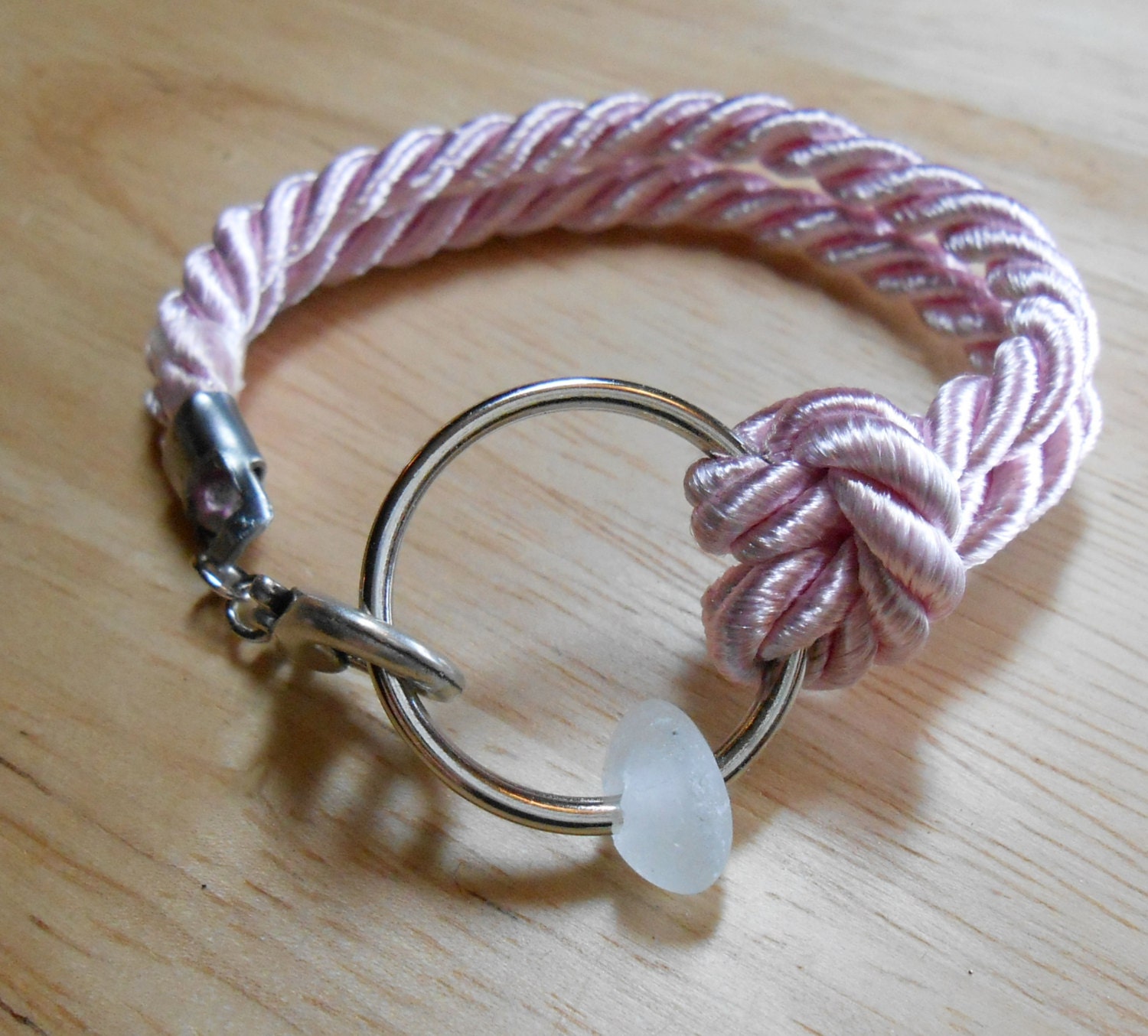 Sea Glass Jewelry - Nautical Ring Bracelet - TRAVELLER