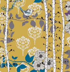 Valori Wells FABRIC - SATEEN - Novella - Finnelopy - Curry