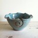 Yarn bowl, Yarn organizer, Knitting Crochet bowl, Robin's Egg Blue, Turquoise