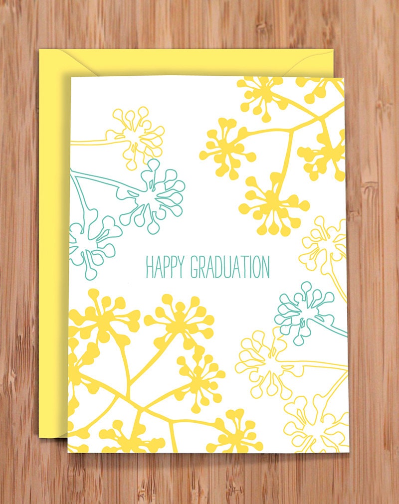 graduation card / sunshine bloom