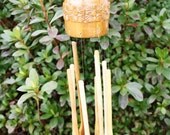 Cup's Half Full - Wooden Utensil Wind Chime