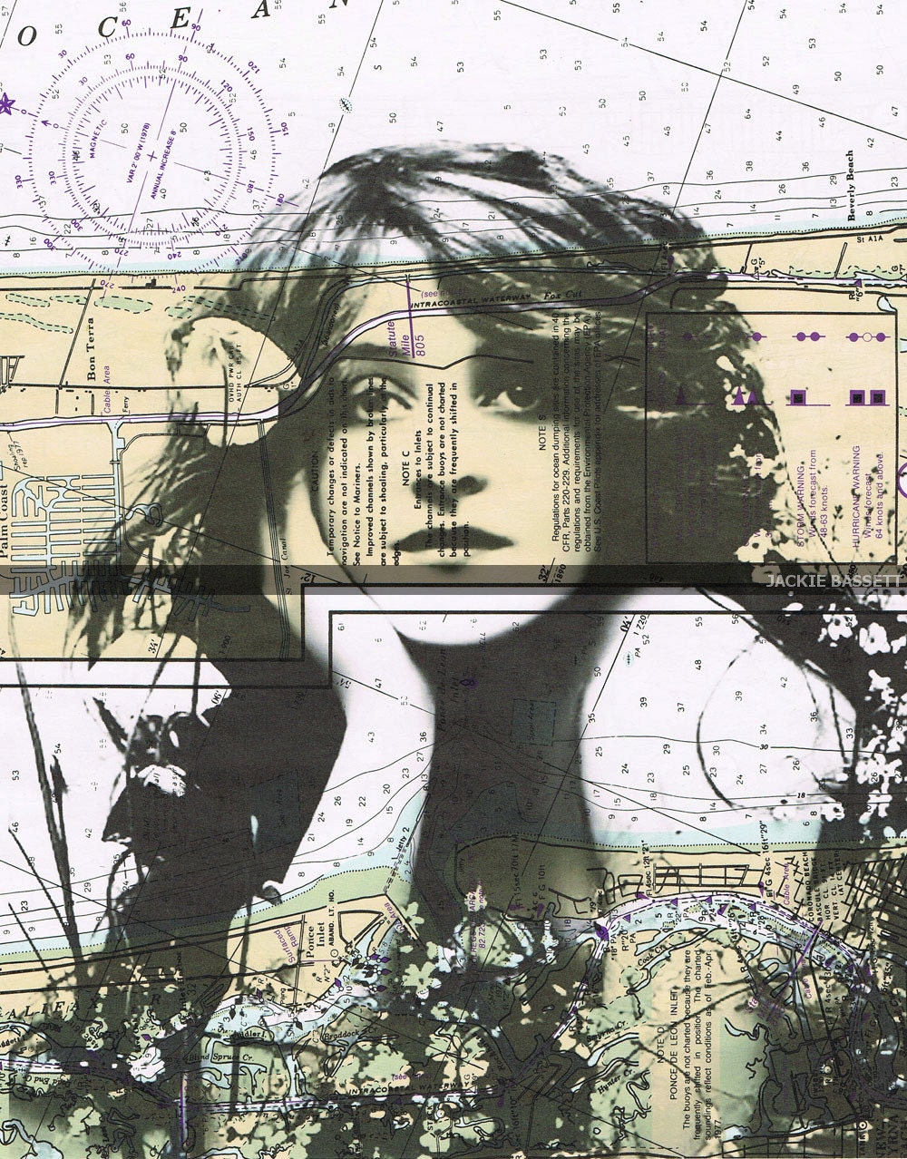 Map Collage.Fathers Day. gift, Prints. Book Pages.Beauty Woman ,Vintage Photo, Paper,home decor, buy 3 get 1 FREE.affordable art.mixed media