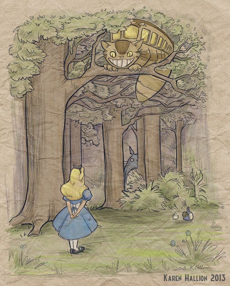 Curious Catbus  large Print