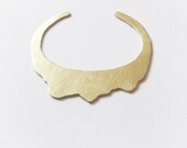 no. 511 - Blue Ridge Mountains brass cuff bracelet - dinosaurtoes