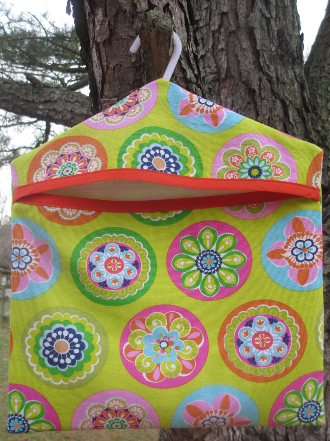 Clothespin bag , Peg Bag, lingerie bag,