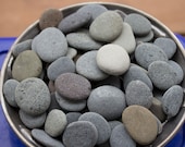 Alaska River Stones, 100 River Stones Guest book alternative, natural found, garden decor, stone path