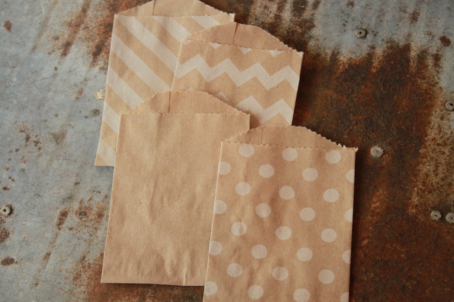 Kraft Favor Bags -- Paper Bags -- 12 Count -- 2.75 X 4 Il_170x135