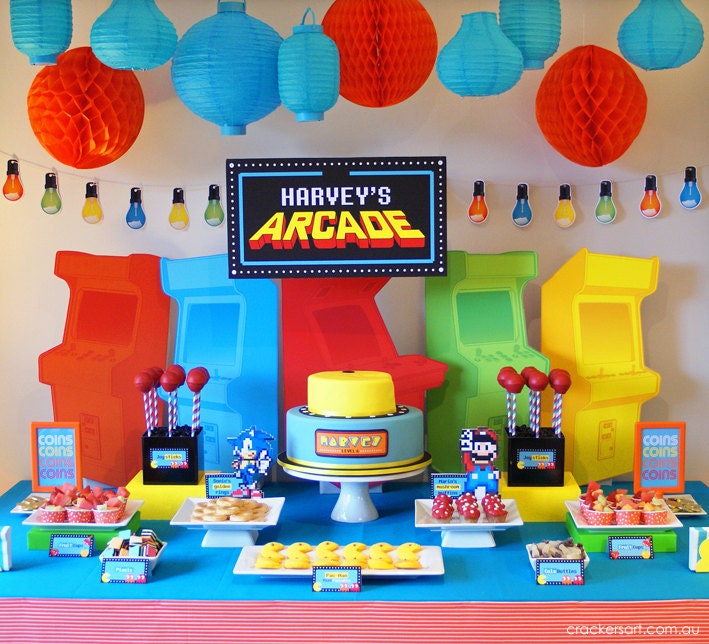 Arcade Party - DELUXE Printable Package