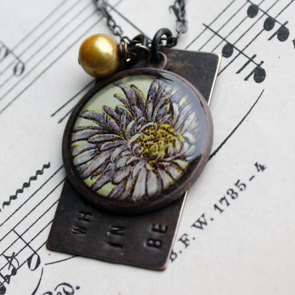 Love forever (Jane Austen Sense and Sensibility necklace design)