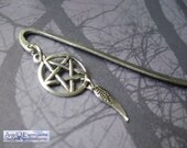 Supernatural Angel Bookmark with Protection Pentagram and Wing