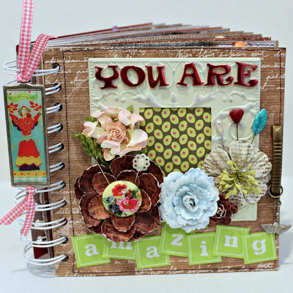 YOU ARE AMAZING   A-z Friendship Love Family Scrapbook Photo Album