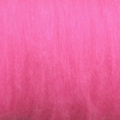 2 oz Valentine Pink Dorset-Texel Wool Batts