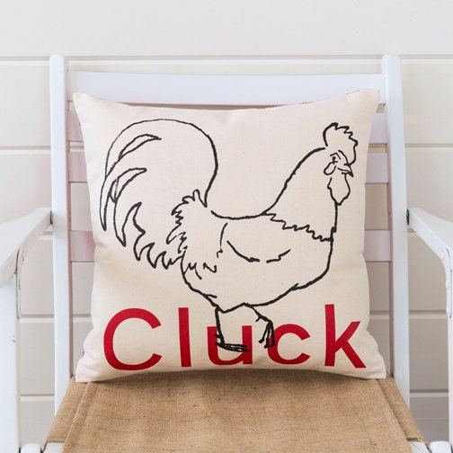 Cluck pillow